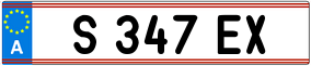 Truck License Plate